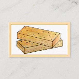 Scottish Shortbread Tea Biscuits British Bakery Business Card