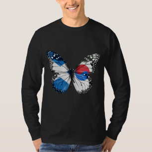 Scottish South Korean Flag Butterfly T-Shirt