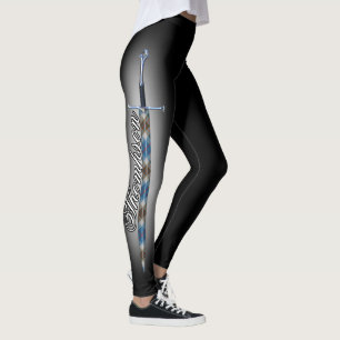 Scottish Steel Clan Thompson Tartan Sword Leggings