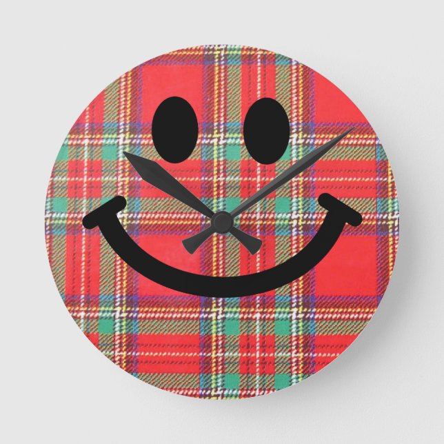Scottish Tartan Clock (Front)