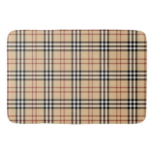 Scottish Tartan Pattern     Bath Mat