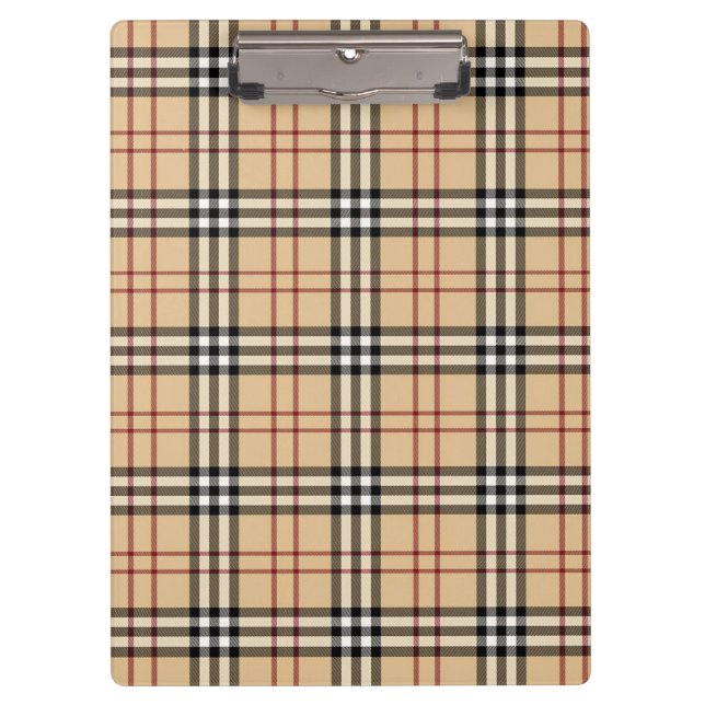 Scottish Tartan Pattern     Clipboard (Front)