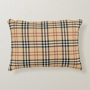 Scottish Tartan Pattern Decorative Cushion
