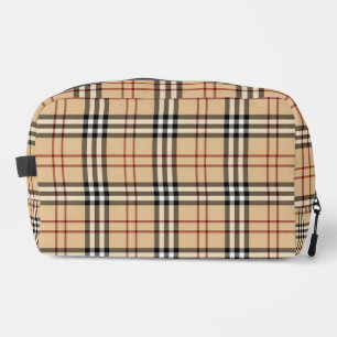 Scottish Tartan Pattern Dopp Kit