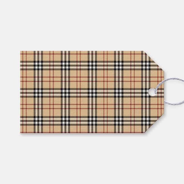 Scottish Tartan Pattern     Gift Tags (Front (Horizontal))