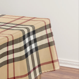 Scottish Tartan Pattern Tablecloth