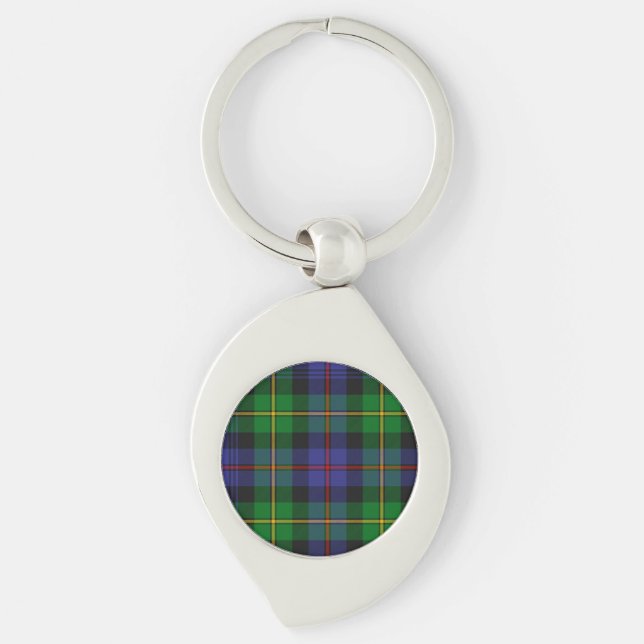 Scottish Tartan Plaid Key Ring (Front)