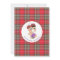 Scottish Tartan |Thistle Flower Cute Baby Shower