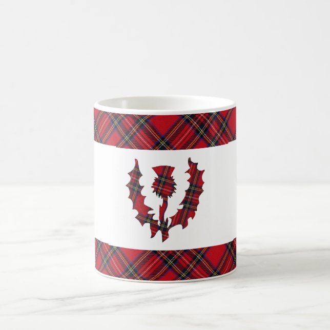 Scottish Tartan Thistle Mug (Center)