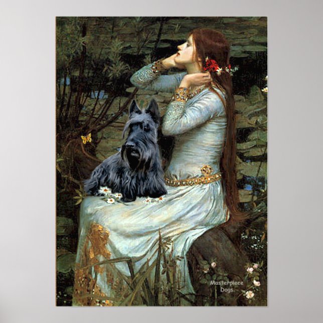 Scottish Terrier 2 - Ophelia Seated Poster (Front)