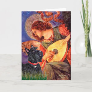 Scottish Terrier 6 - Mandolin Angel Card