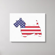 Scottish terrier - "american flag"