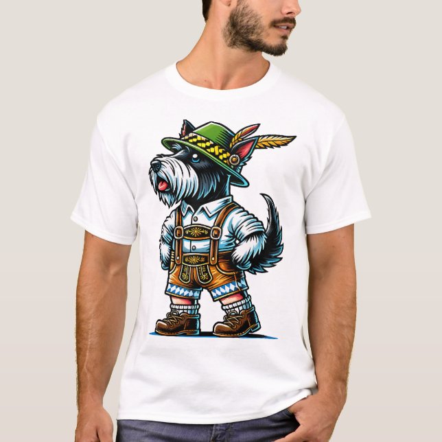 Scottish Terrier Bavaria T-Shirt (Front)