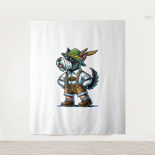 Scottish Terrier Bavaria Tapestry (Front)