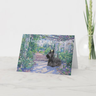 Scottish Terrier Birthday Card