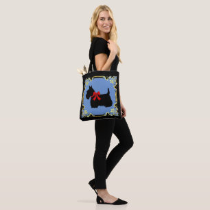 Scottish Terrier black, Celtic, Highland dog Tote Bag