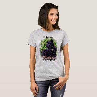 Scottish Terrier black/wheaten, sitting/standing T-Shirt
