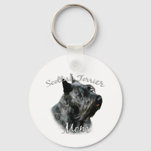 Scottish Terrier (blk) Mum 2 Key Ring