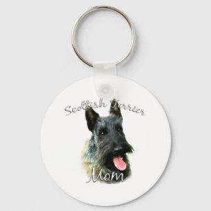 Scottish Terrier (brindle) Mum 2 Key Ring
