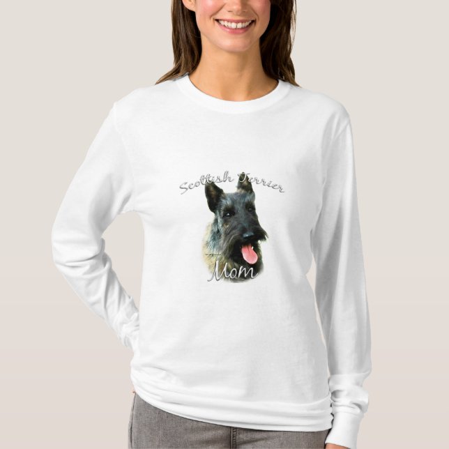 Scottish Terrier (brindle) Mum 2 T-Shirt (Front)