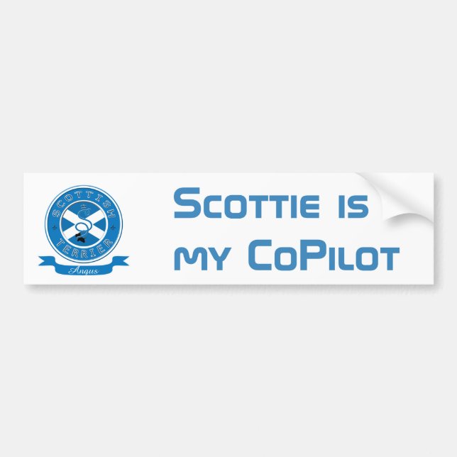 Scottish Terrier Bumper Sticker (Front)