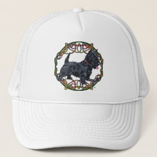 Scottish Terrier Celtic Knotwork Trucker Hat