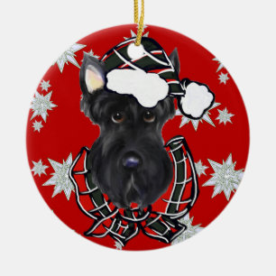 SCOTTISH TERRIER CERAMIC TREE DECORATION