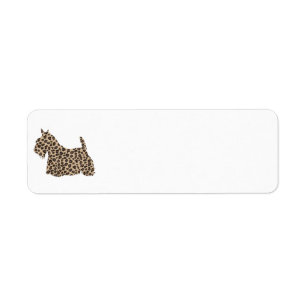 Scottish Terrier Cheetah Print