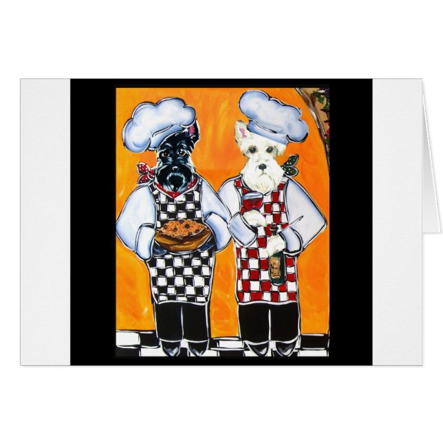 Scottish Terrier Chefs (Front Horizontal)