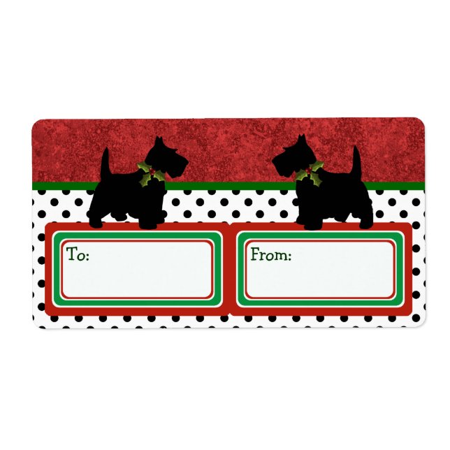 Scottish Terrier Christmas Gifts Scottie Dog Fun (Front)