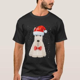 Scottish Terrier Christmas Idea For Women Xmas Sco T-Shirt