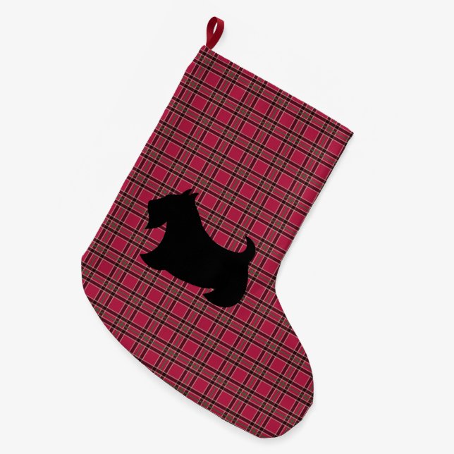 Scottish Terrier Christmas Stocking (Front (Hanging))