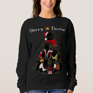 Scottish Terrier Christmas Tree Xmas Dog Lover Sweatshirt