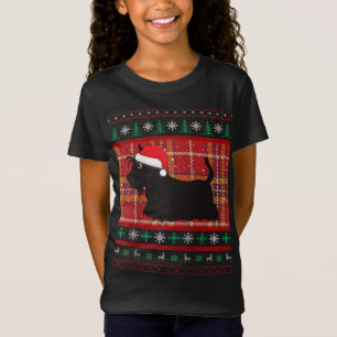 Scottish Terrier Christmas Xmas Scottie Dog T-Shirt