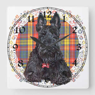 Scottish Terrier Clock
