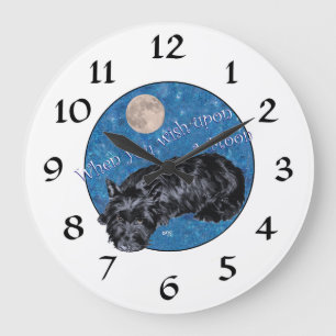 Scottish Terrier Clock