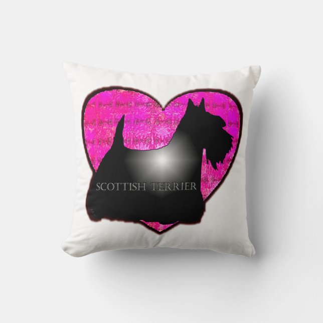 Scottish Terrier Cushion (Front)