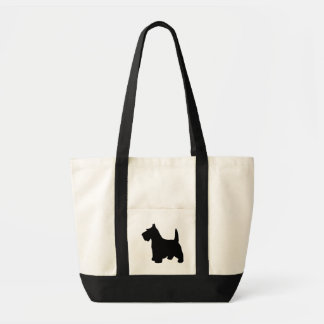 Scottish Terrier Cute Black Scottie Dog Tote Bag