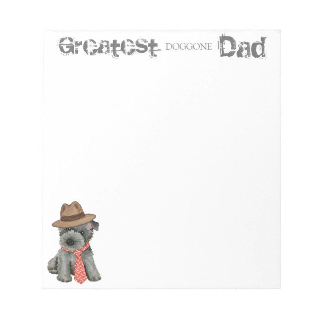 Scottish Terrier Dad Notepad (Front)