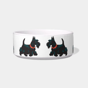 scottish terrier dog bowl