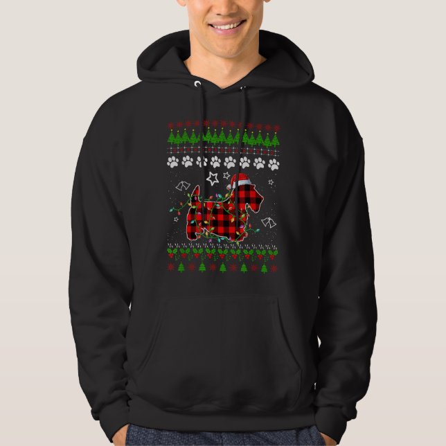Scottish Terrier Dog Funny Xmas Ugly Sweater Chris (Front)