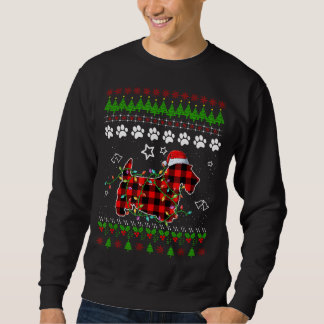 Scottish Terrier Dog Funny Xmas Ugly Sweater Chris
