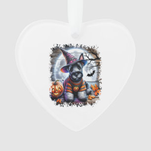 Scottish Terrier Dog Halloween Ornament