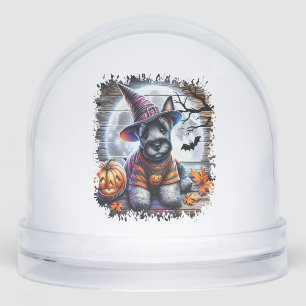 Scottish Terrier Dog Halloween Snowglobe