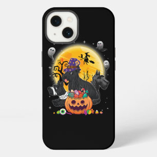 Scottish Terrier Dog Mummy Witch Moon Ghosts Happy iPhone 13 Case