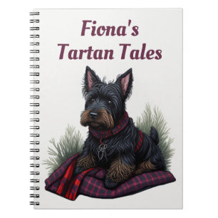 Scottish Terrier Dog Personalised Notebook