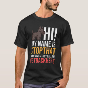 Scottish Terrier Dog Puppies Owner Lover T-Shirt