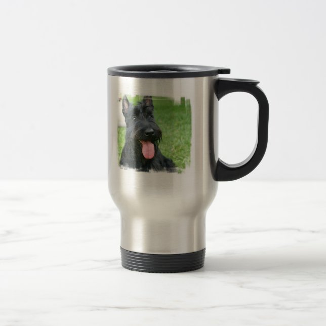 Scottish Terrier Dog Travel Mug (Right)