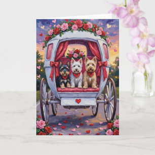Scottish Terrier Dog Valentine's Day Card