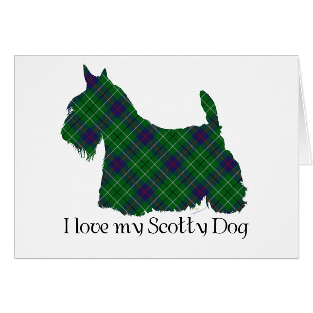 Scottish Terrier Duncan Tartan (Front Horizontal)